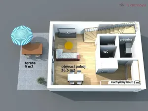 Pronájem rodinného domu, Brno, Dubová, 160 m2