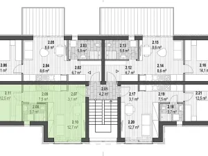 Prodej bytu 2+kk, Kunčice nad Labem, 39 m2