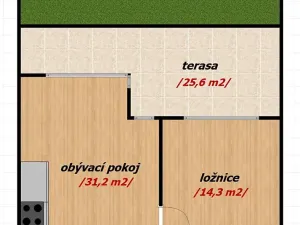 Pronájem bytu 2+kk, Brandýs nad Labem-Stará Boleslav, Dřevčická, 60 m2