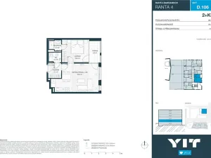 Prodej bytu 2+kk, Praha - Hlubočepy, Wassermannova, 44 m2