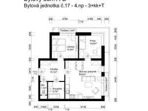 Prodej bytu 3+kk, Lanškroun, Vančurova, 68 m2