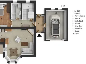 Prodej rodinného domu, Bolatice, Horní, 185 m2