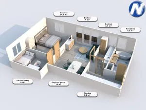 Prodej bytu 3+1, Strakonice, Dr. Jiřího Fifky, 61 m2