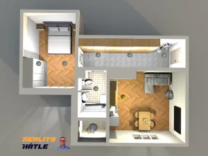 Prodej bytu 2+kk, Hradec Králové, Bratří Čapků, 59 m2