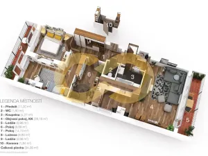 Prodej bytu 4+kk, Brandýs nad Labem-Stará Boleslav, Kaštanová, 94 m2