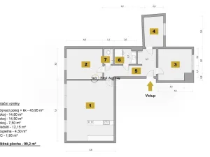 Prodej bytu 4+kk, České Budějovice - České Budějovice 3, Skuherského, 99 m2