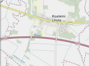 Prodej lesa, Kostelní Lhota, 9438 m2