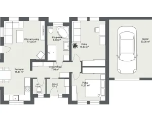 Prodej rodinného domu, Králův Dvůr, 110 m2