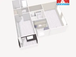 Prodej bytu 2+1, Praha - Kobylisy, Košťálkova, 57 m2