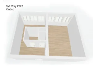 Prodej bytu 1+1, Kladno, Vitry, 34 m2