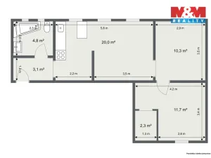 Prodej bytu 3+kk, Karlovy Vary - Rybáře, Borová, 43 m2