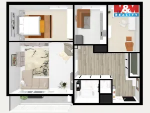 Prodej bytu 3+1, Brno - Starý Lískovec, Dunajská, 66 m2