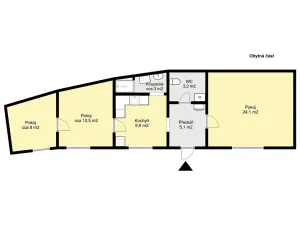 Prodej rodinného domu, Týnec nad Labem, V Malém kopci, 63 m2