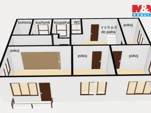 Pronájem rodinného domu, Bílý Újezd, 139 m2