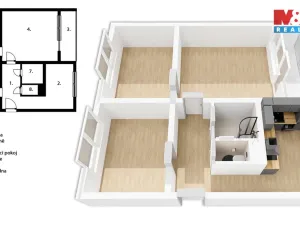 Prodej bytu 3+1, Varnsdorf, Západní, 69 m2