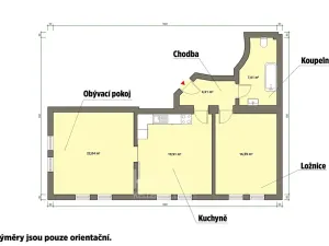 Pronájem bytu 3+kk, Cheb, 17. listopadu, 73 m2