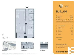Prodej bytu 2+kk, Praha - Bohnice, Lodžská, 75 m2