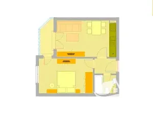 Prodej bytu 2+kk, Bjala, Bulharsko, 46 m2