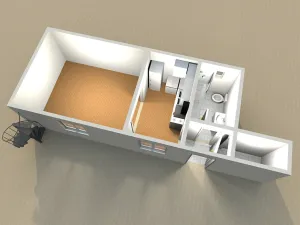 Pronájem bytu 1+kk, Praha - Vinohrady, Bořivojova, 33 m2