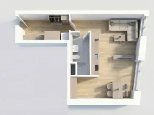 Prodej bytu 1+kk, Hradec Králové - Kukleny, Pražská třída, 46 m2