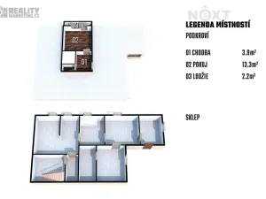 Prodej rodinného domu, Přítluky, Poštovní, 210 m2