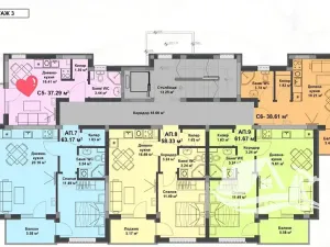 Prodej bytu 1+kk, Nesebar, Bulharsko, 32 m2