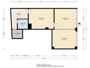 Prodej kanceláře, Brno - Královo Pole, Mojmírovo náměstí, 65 m2