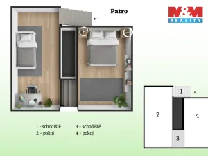 Prodej bytu 4+kk, Praha - Smíchov, Vltavská, 126 m2