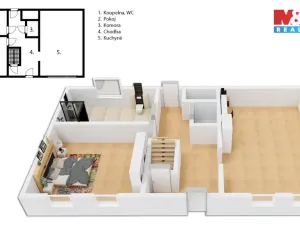 Prodej rodinného domu, Dobruška - Chábory, 65 m2