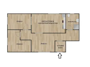 Pronájem bytu 4+kk, Brno, Sovinec, 91 m2