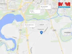 Pronájem zahrady, Plzeň, Za Rybárnou, 400 m2