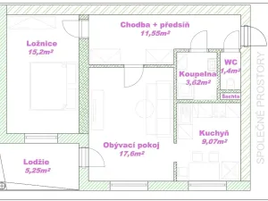 Pronájem bytu 2+1, Klatovy, Luční, 67 m2