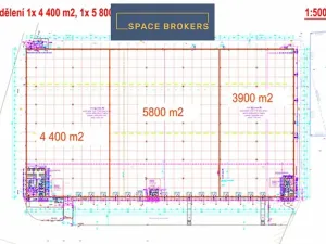 Pronájem skladu, Dašice, 3900 m2