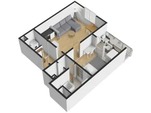 Prodej bytu 2+kk, Olomouc, Novosadský dvůr, 49 m2