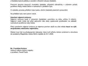 Pronájem bytu 1+1, Děčín, Dvořákova, 33 m2