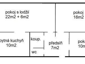 Pronájem bytu 3+1, Kladno, Anglická, 68 m2