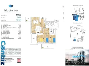 Prodej bytu 3+kk, Praha - Modřany, Zlochova, 87 m2