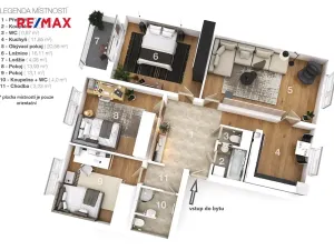 Prodej bytu 4+1, Praha - Háje, Květnového vítězství, 96 m2