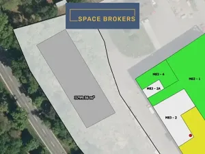 Pronájem komerčního pozemku, Pardubice, 6824 m2