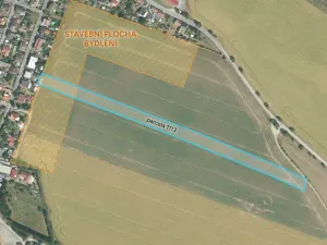 Prodej podílu pozemku pro bydlení, Vlašim, 2577 m2