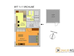 Prodej bytu 1+1, Vrchlabí, Východní, 31 m2