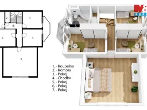 Prodej rodinného domu, Veltrusy, U Stadionu, 180 m2