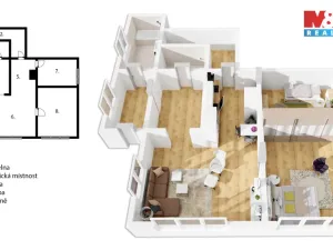 Prodej bytu 3+kk, Němčice, 73 m2
