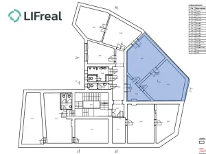 Pronájem kanceláře, Liberec, Bednářská, 68 m2