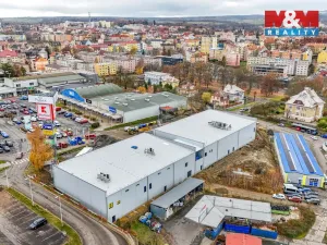 Pronájem výrobních prostor, Cheb, Karlova, 2200 m2