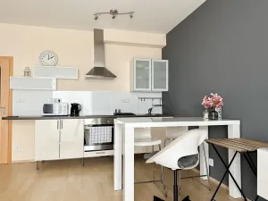 Pronájem bytu 1+kk, Praha - Letňany, Miroslava Hajna, 37 m2