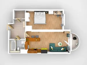 Pronájem bytu 2+kk, Praha - Řeporyje, Wiesenthalova, 59 m2