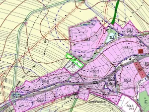 Dražba pozemku pro bydlení, Koryčany, 1821 m2