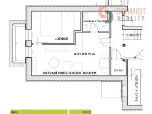 Prodej bytu 2+kk, Lednice, Sídl. Osvobození, 39 m2