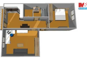 Prodej bytu 2+1, České Budějovice - České Budějovice 7, Mánesova, 47 m2